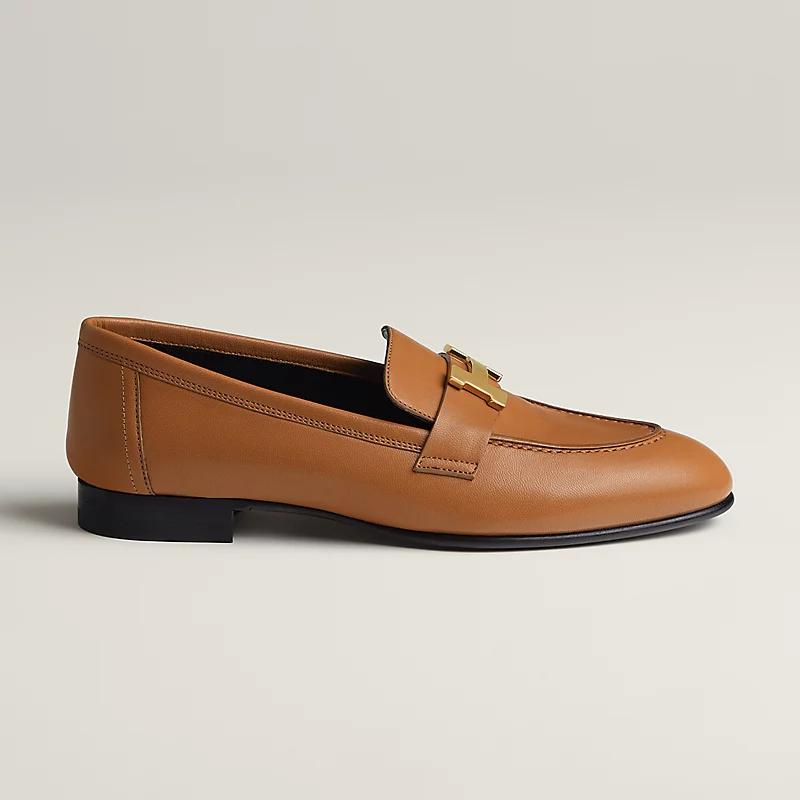 Giày Hermes Paris Loafer Nữ Nâu